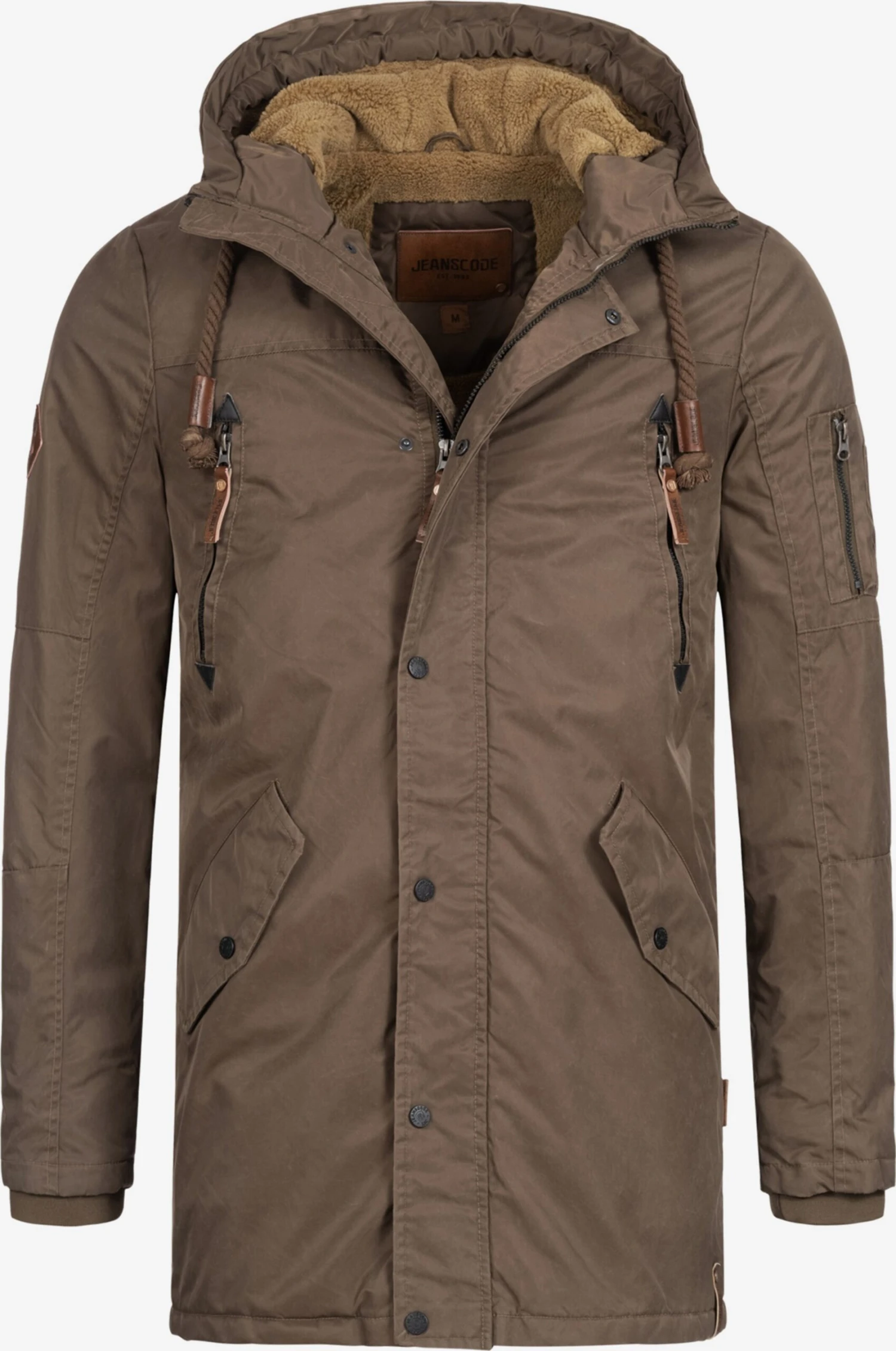 Indicode Jeans Parkas Winterparka Bardsley Heren Bruin 1 Indicode Jeans Parkas Winterparka Bardsley Heren Bruin