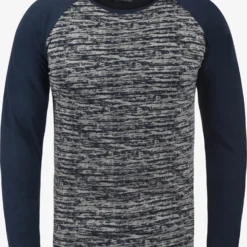 Solid Longsleeves Shirt Mevan Heren Blauw