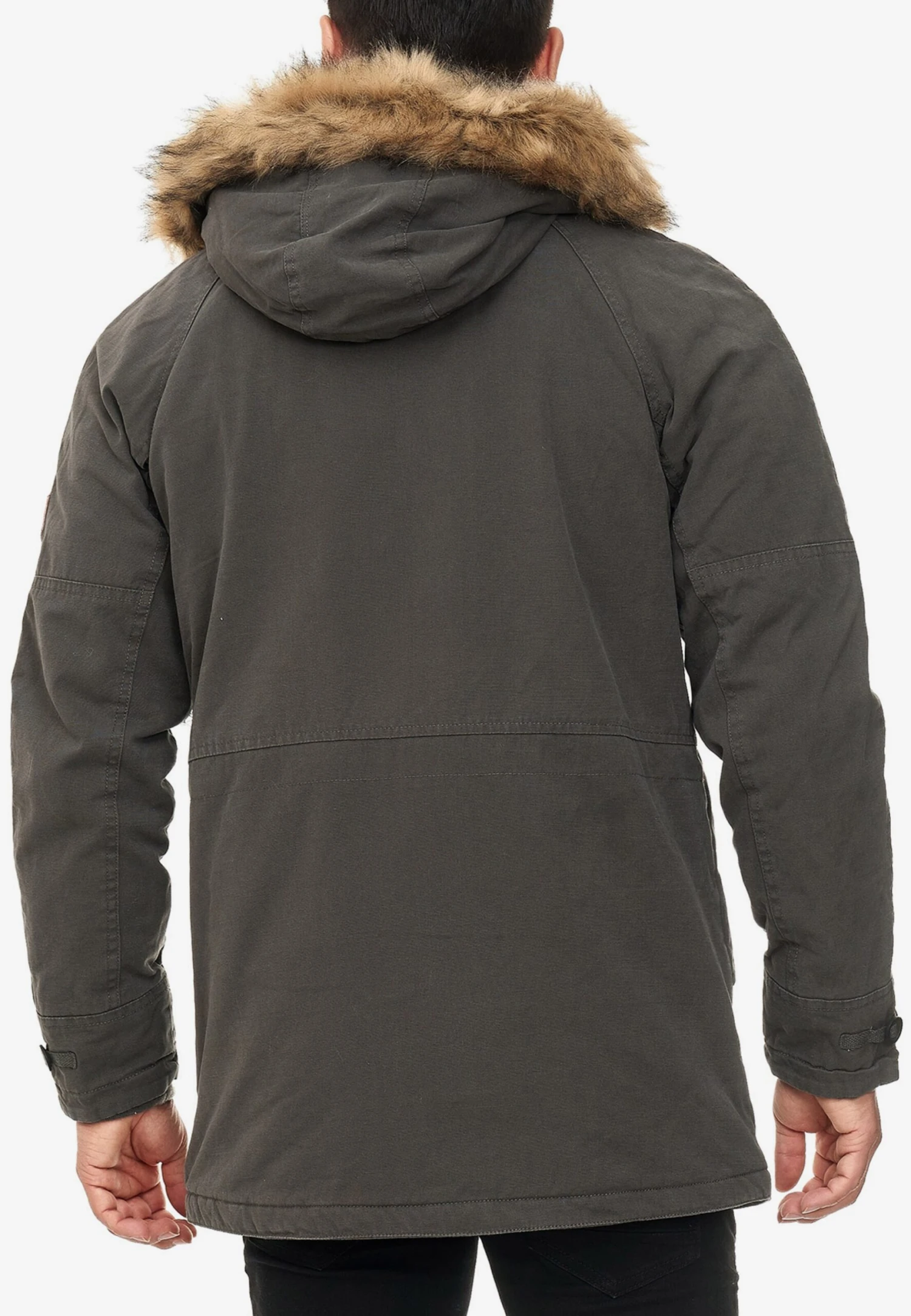 Indicode Jeans Parkas Winterparka Fann Heren Donkergrijs 7 Indicode Jeans Parkas Winterparka Fann Heren Donkergrijs - Afbeelding 7