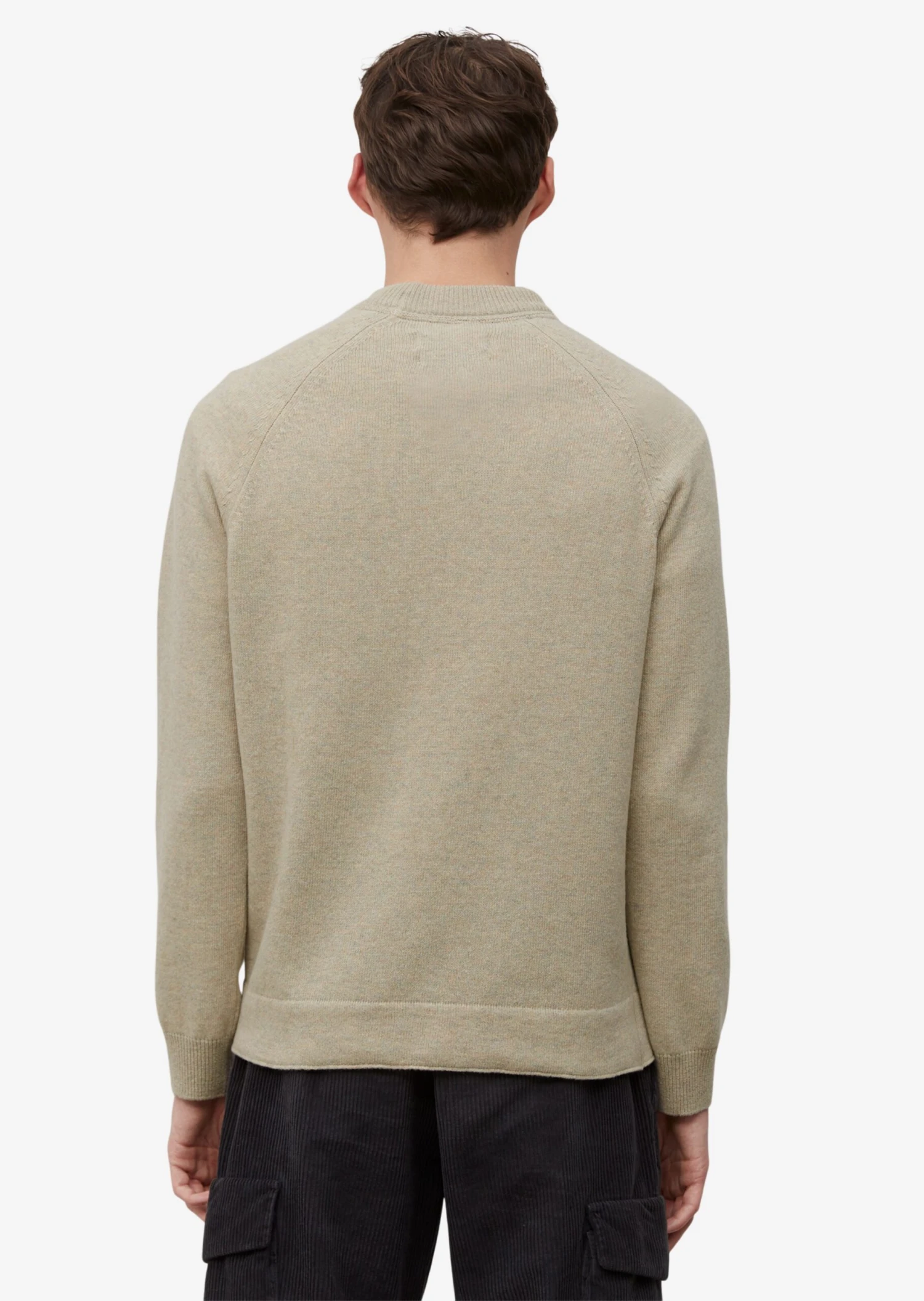 Marc O'Polo Coltruien Trui Heren Beige Gemêleerd 4 Marc O'Polo Coltruien Trui Heren Beige Gemêleerd - Afbeelding 4