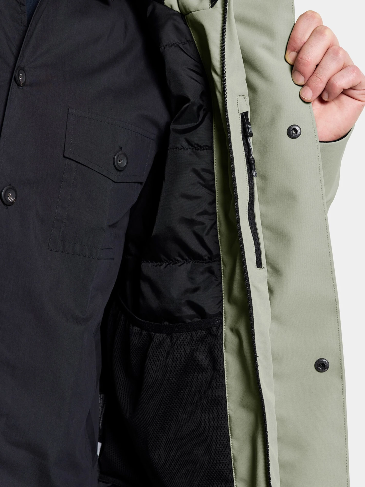 DIDRIKSONS Parkas Winterparka KENNY USX Heren Lichtgroen 6 DIDRIKSONS Parkas Winterparka KENNY USX Heren Lichtgroen - Afbeelding 6