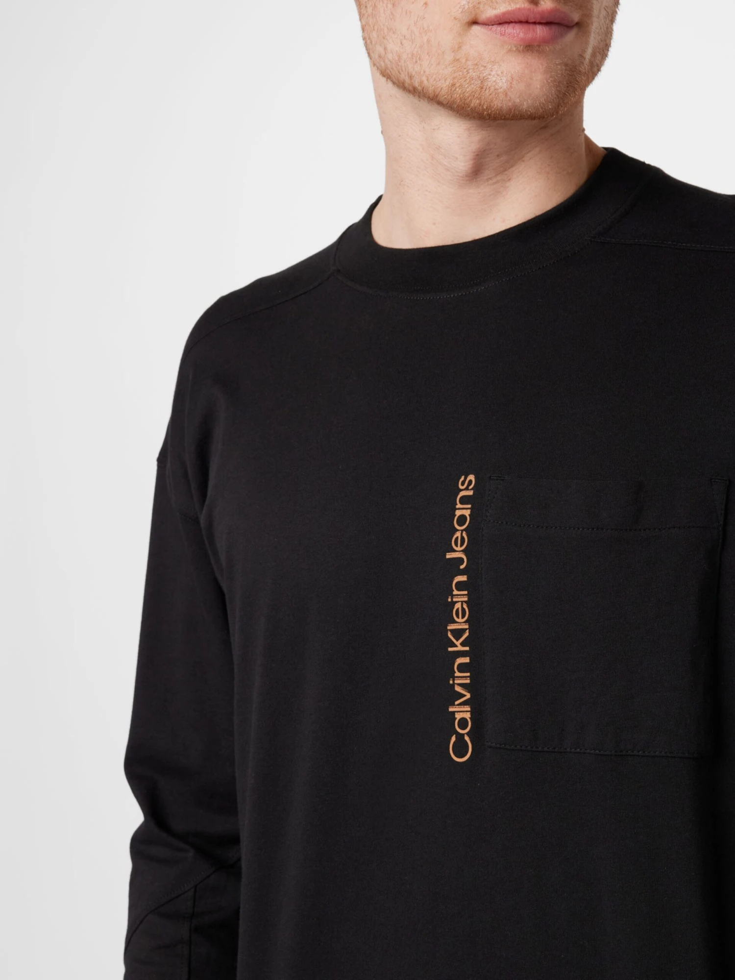 Calvin Klein Jeans Longsleeves Shirt Heren Zwart 2 Calvin Klein Jeans Longsleeves Shirt Heren Zwart - Afbeelding 2