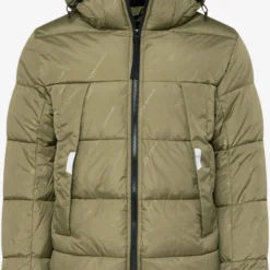 TOM TAILOR Denim Winterjassen Winterjas Heren Olijfgroen