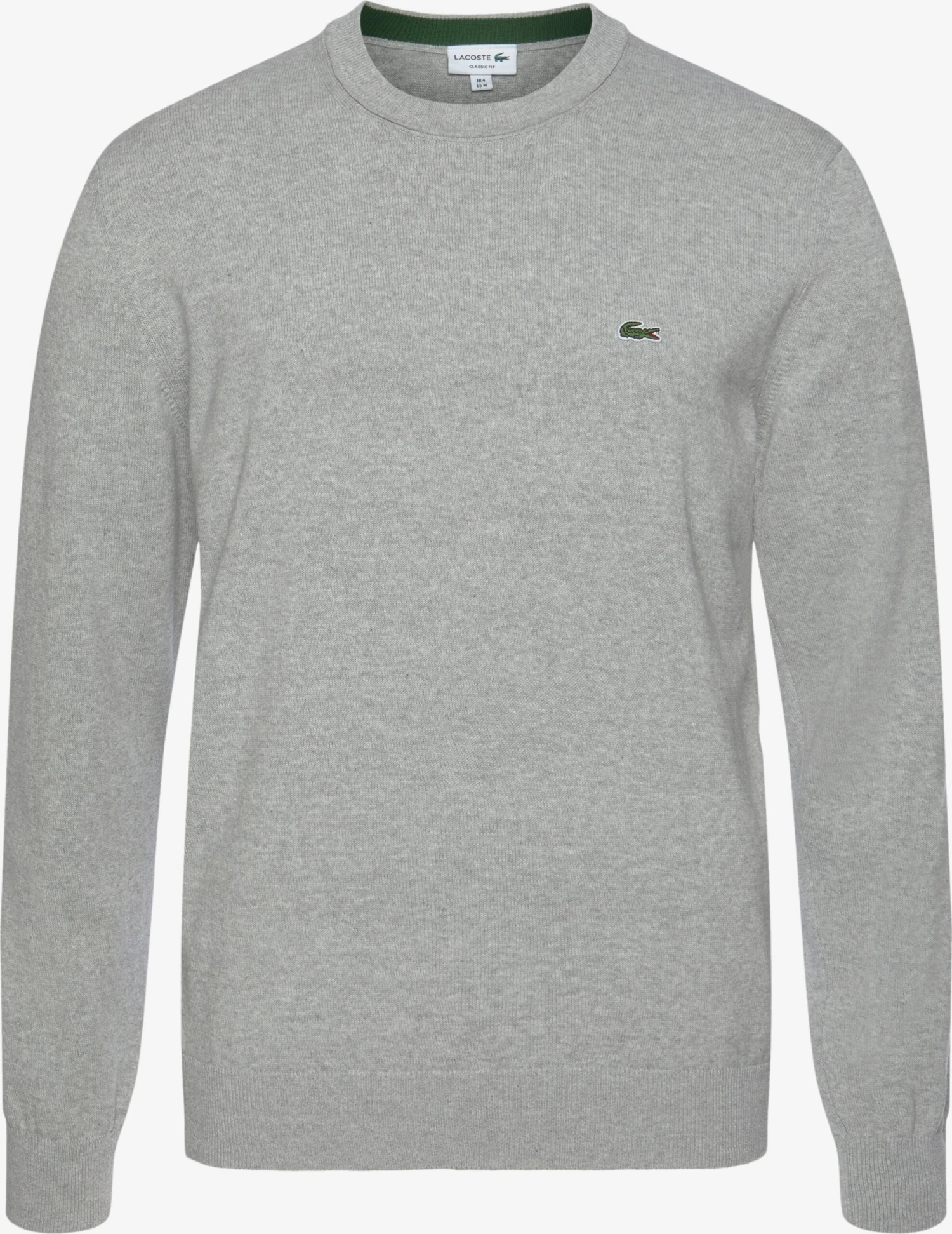 Lacoste Crewneck Truien Regular Fit Trui Heren Grijs 1 Lacoste Crewneck Truien Regular Fit Trui Heren Grijs