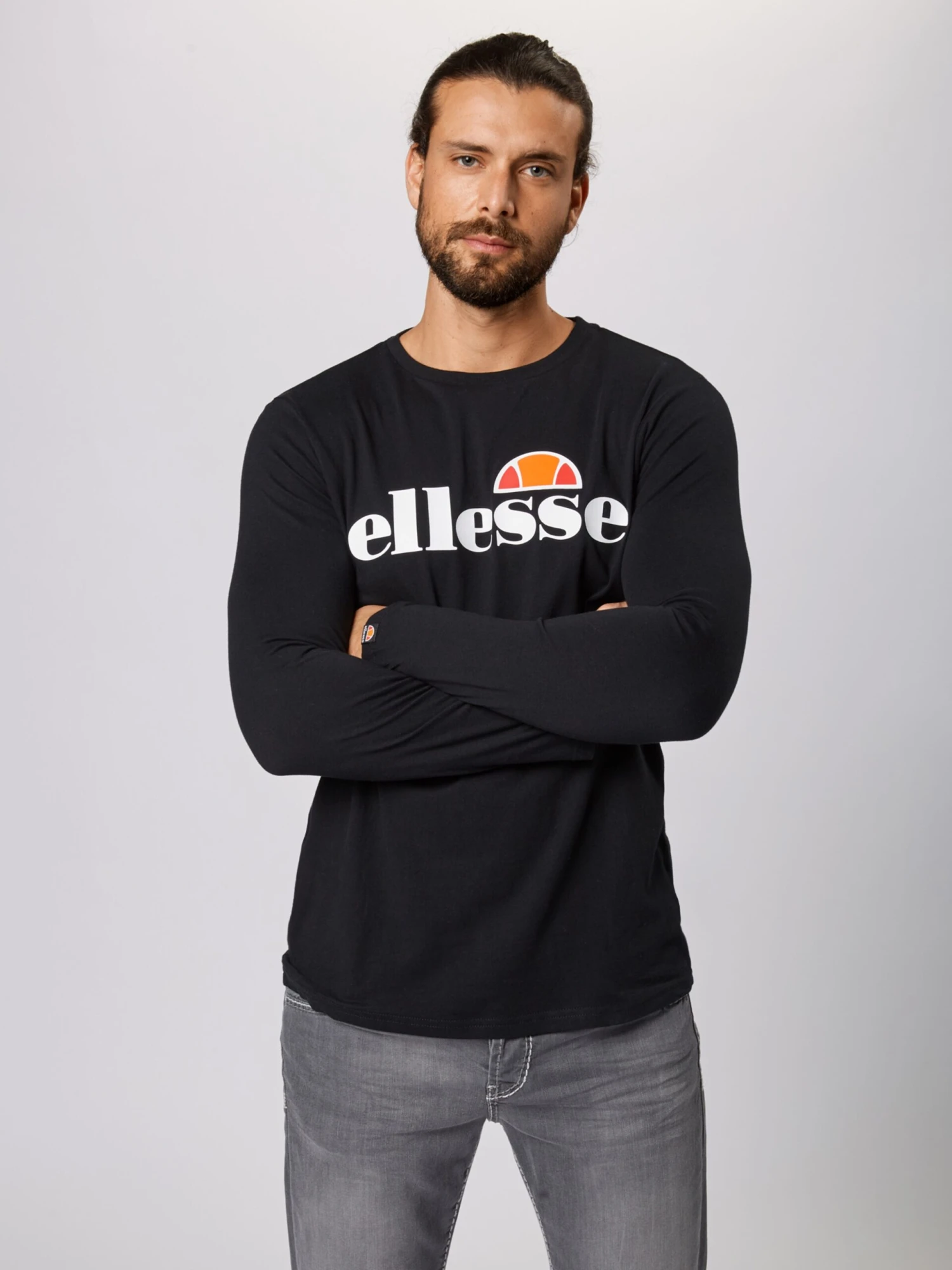 Ellesse Longsleeves Regular Fit Shirt GRAZIE Heren Zwart 4 Ellesse Longsleeves Regular Fit Shirt GRAZIE Heren Zwart - Afbeelding 4