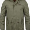 Indicode Jeans Parkas Winterparka Pulsoor Heren Olijfgroen