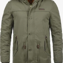 Indicode Jeans Parkas Winterparka Pulsoor Heren Olijfgroen
