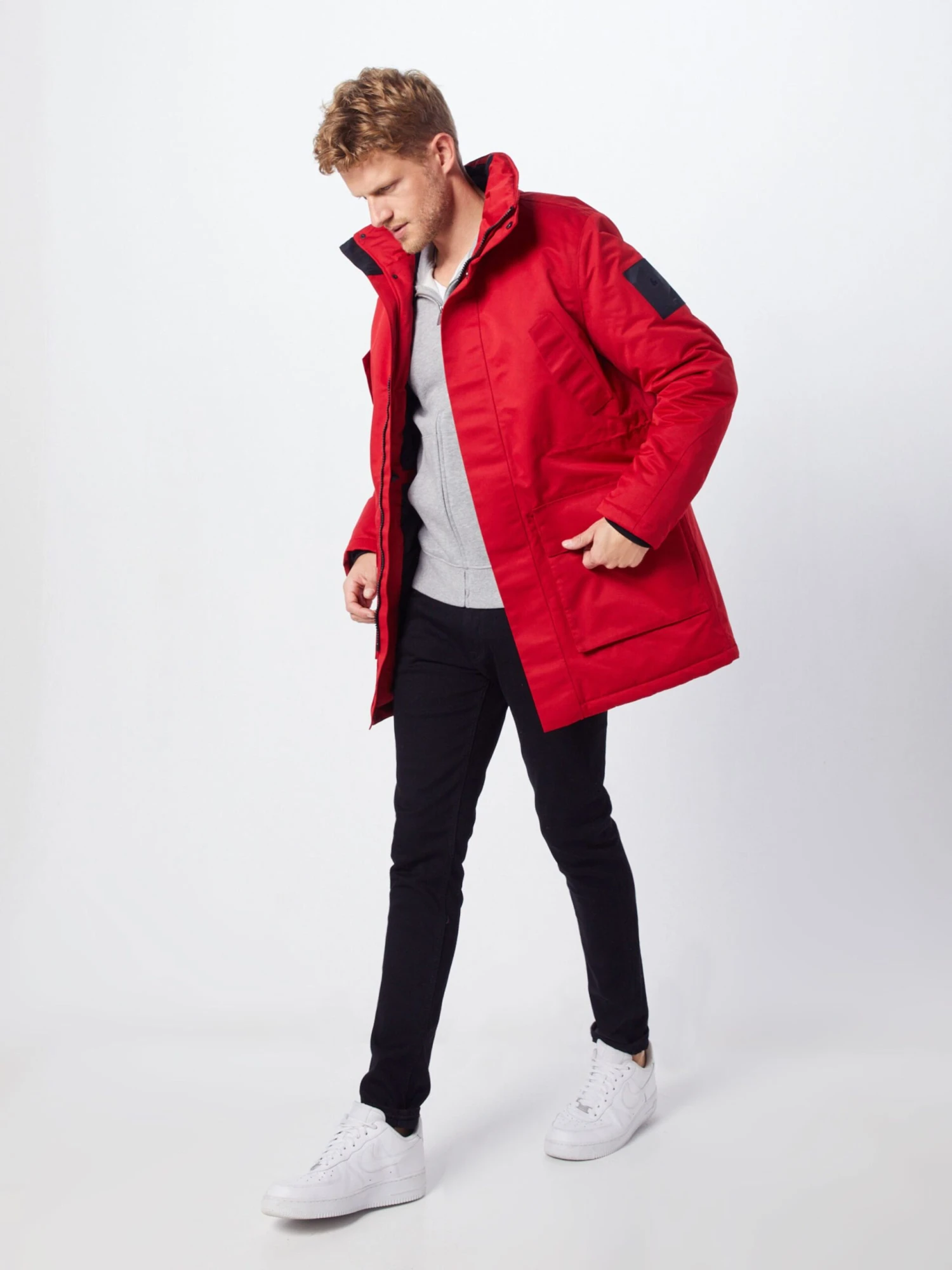 Jack & Jones Parkas Winterparka Heren Rood 5 Jack & Jones Parkas Winterparka Heren Rood - Afbeelding 5