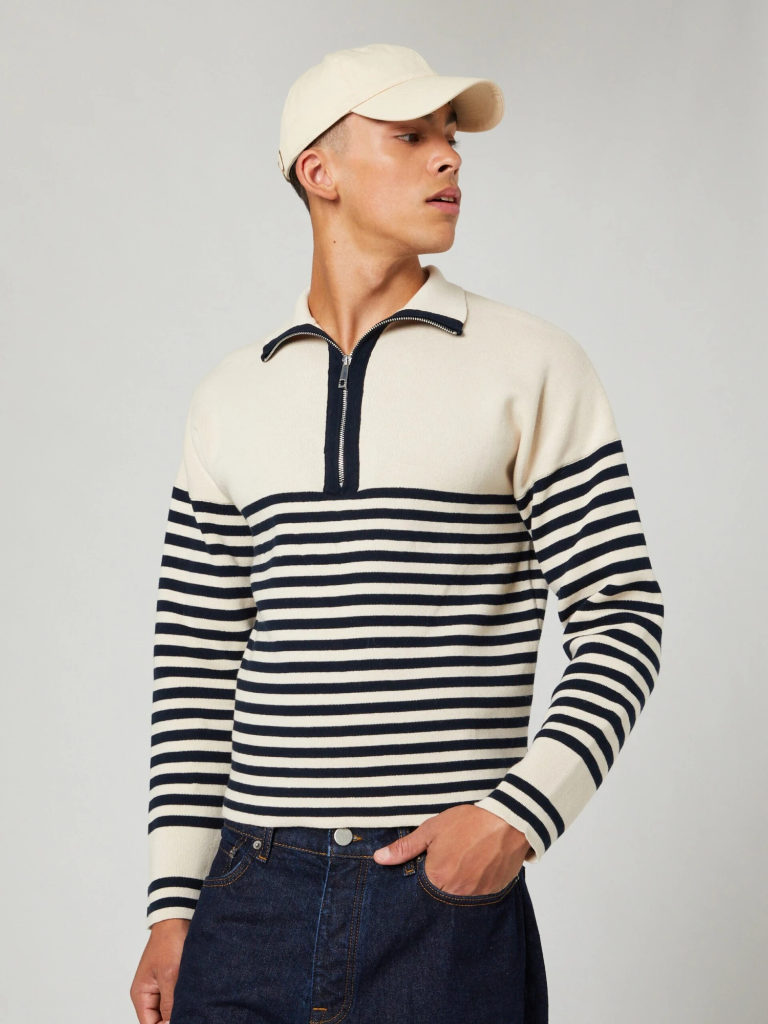 Coltruien Trui Theo Heren Lichtbeige 2 Coltruien Trui Theo Heren Lichtbeige - Afbeelding 2