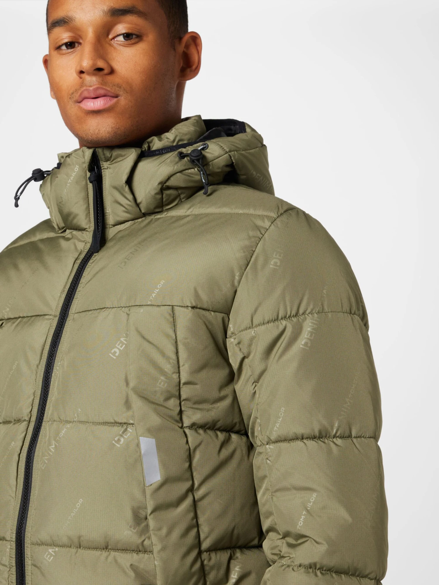 TOM TAILOR Denim Winterjassen Winterjas Heren Olijfgroen 2 TOM TAILOR Denim Winterjassen Winterjas Heren Olijfgroen - Afbeelding 2