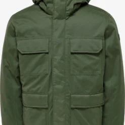 Only & Sons Winterjassen Winterjas CEDRIC Heren Olijfgroen