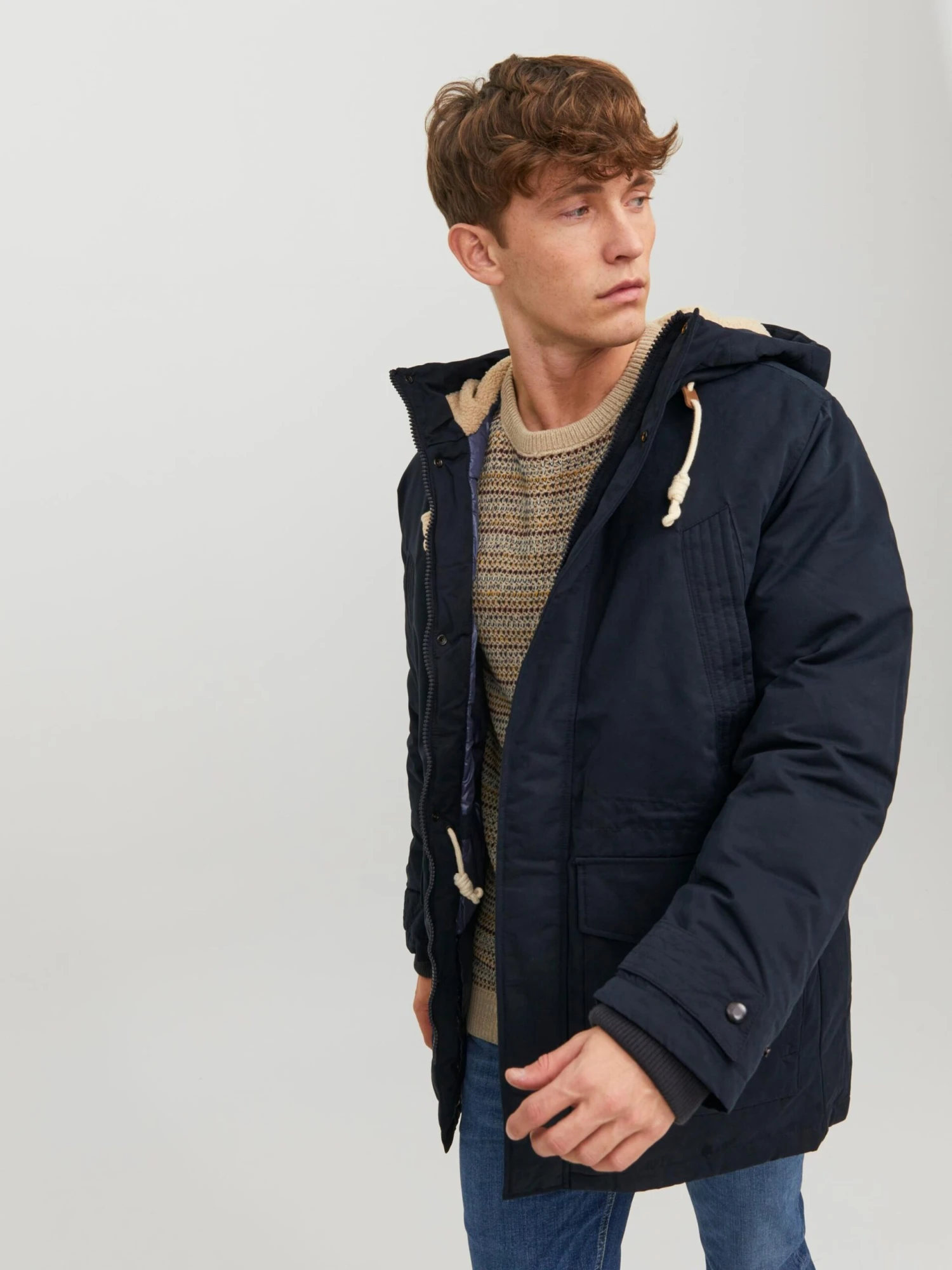 Jack & Jones Parkas Winterparka Mash Heren Navy 5 Jack & Jones Parkas Winterparka Mash Heren Navy - Afbeelding 5