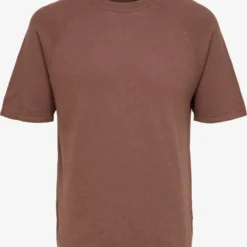 Selected Homme Crewneck Truien Trui Daniel Heren Bruin