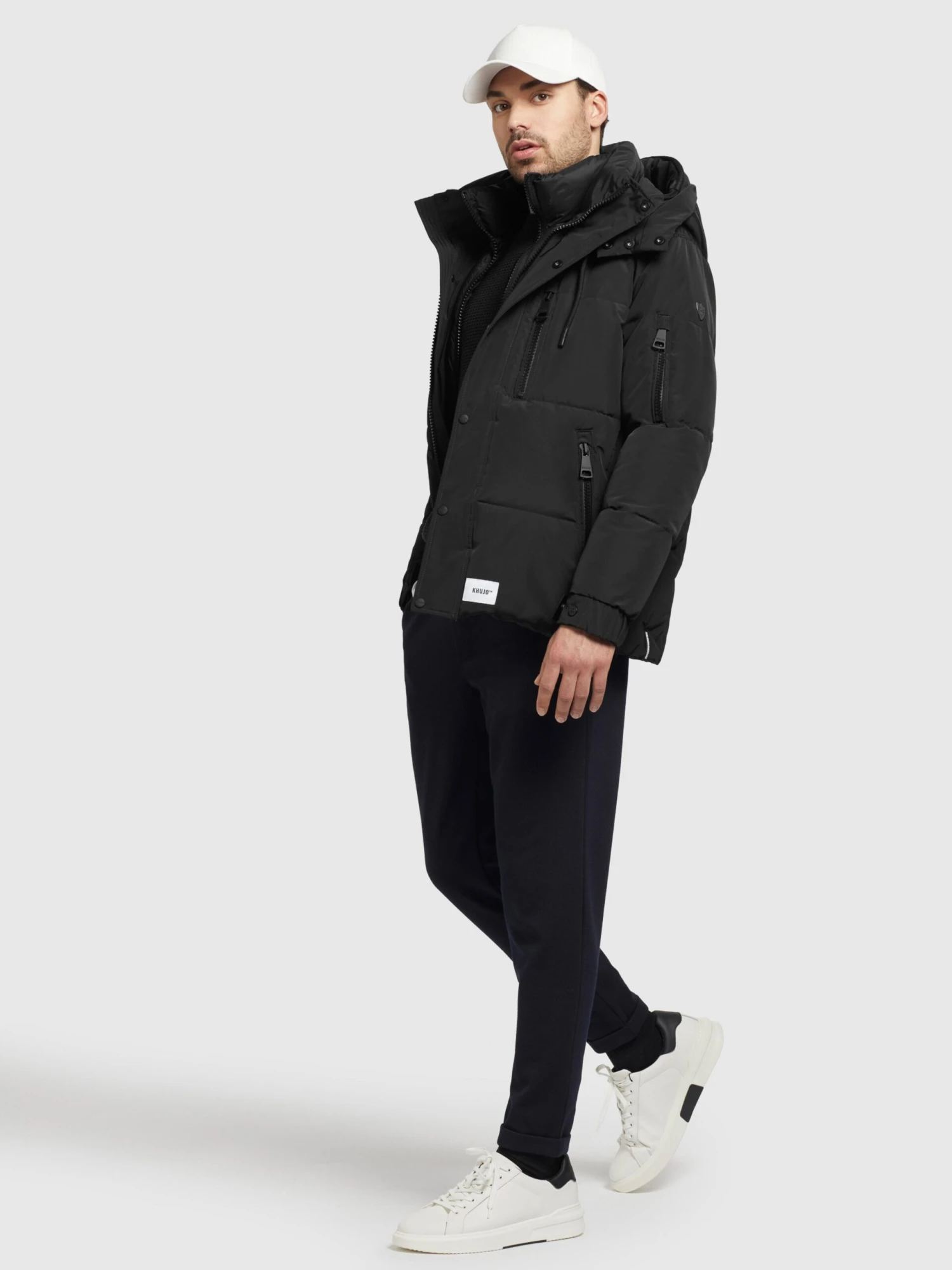 Khujo Winterjassen Winterjas Bizkit Heren Zwart 3 Khujo Winterjassen Winterjas Bizkit Heren Zwart - Afbeelding 3