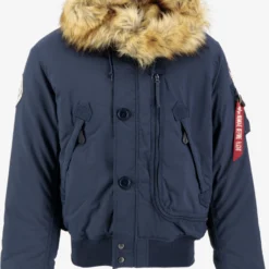 Alpha Industries Winterjassen Winterjas Heren Blauw