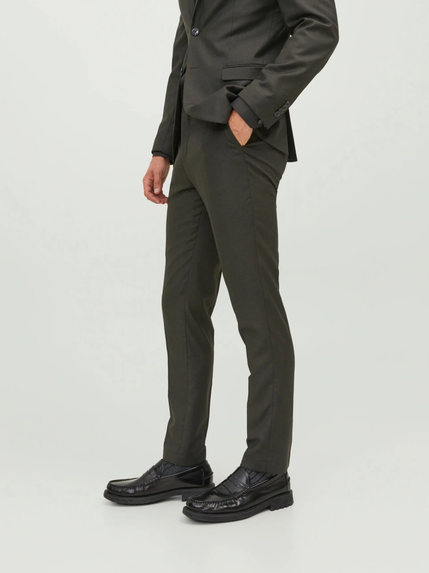 Jack & Jones Pantalons Slimfit Bandplooibroek Heren Zwart 6 Jack & Jones Pantalons Slimfit Bandplooibroek Heren Zwart - Afbeelding 6