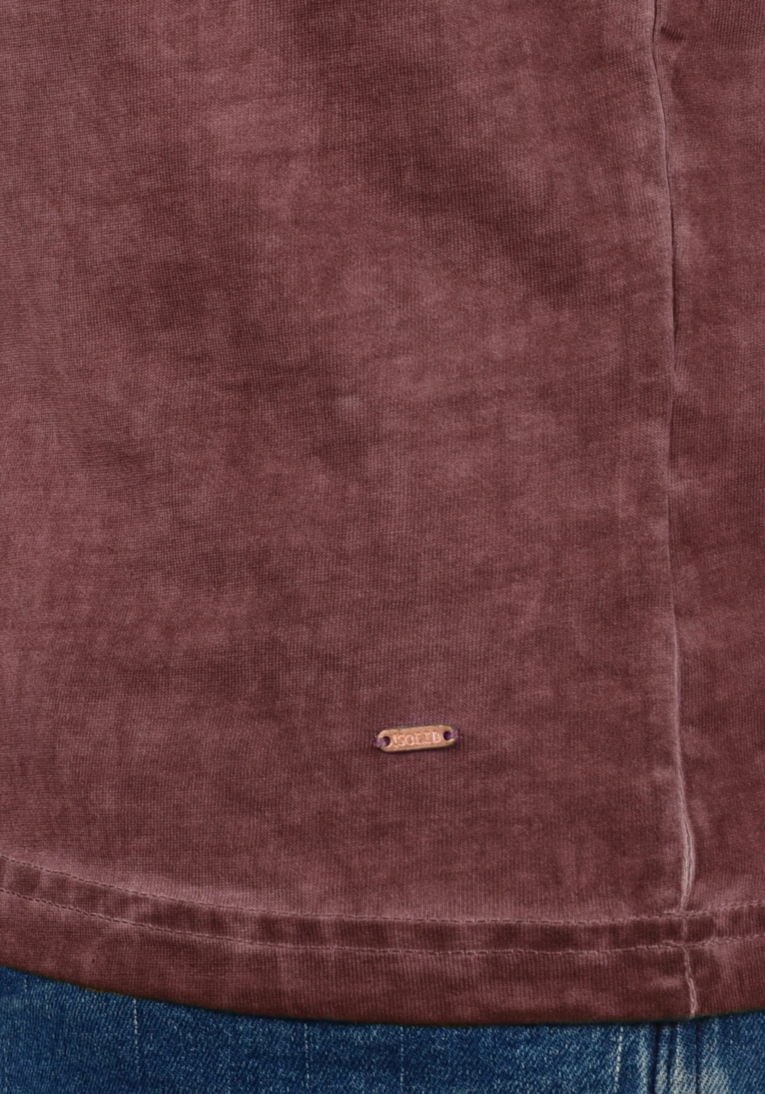 Solid Longsleeves Shirt Tinox Heren Wijnrood 5 Solid Longsleeves Shirt Tinox Heren Wijnrood - Afbeelding 5