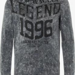 Cipo & Baxx Longsleeves Shirt Heren Antraciet