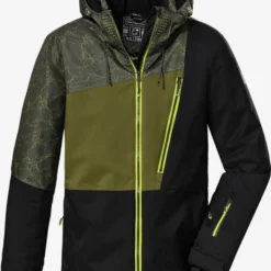 Killtec Winterjassen Winterjas Heren Olijfgroen / Donkergroen