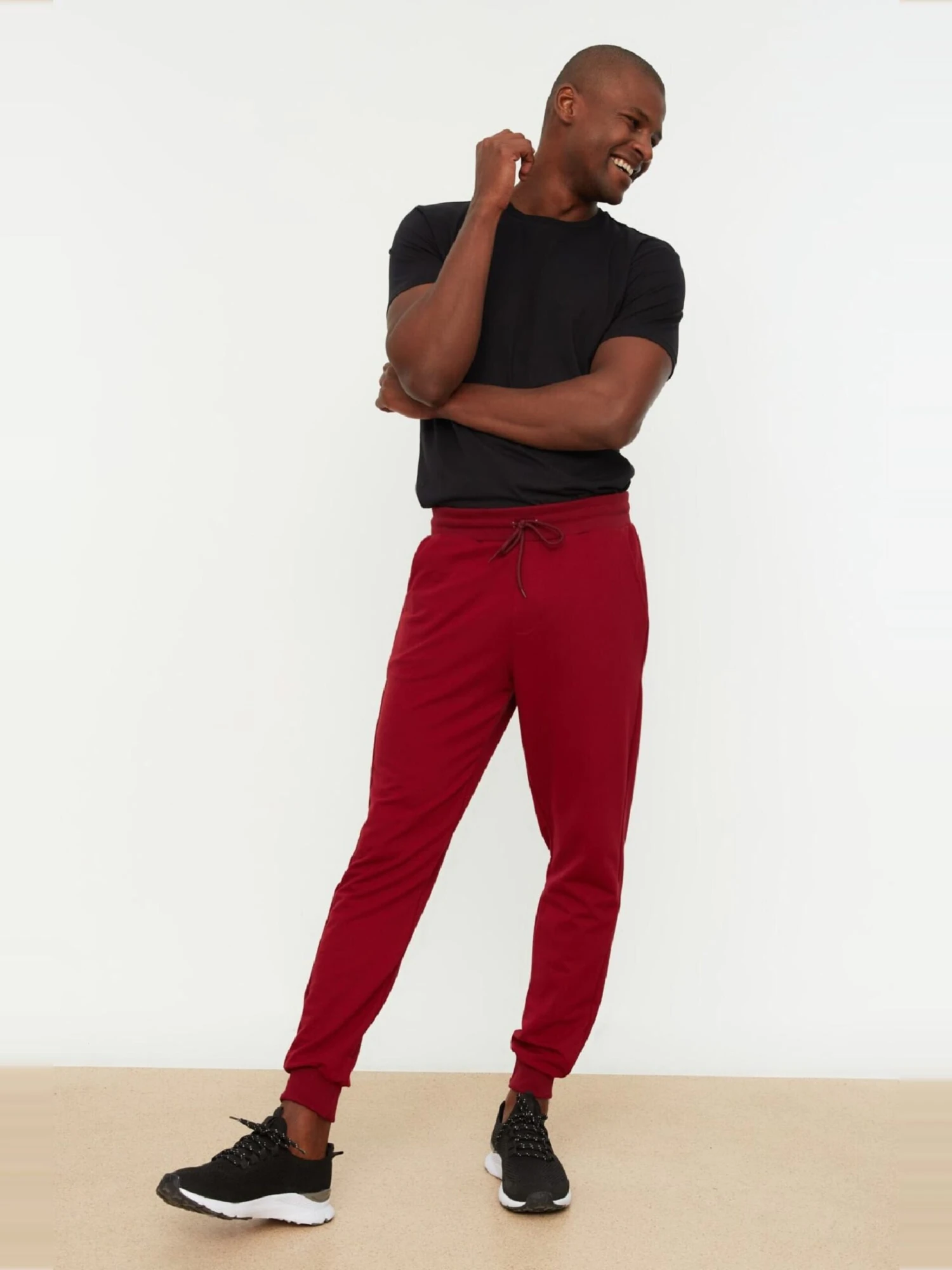 Trendyol Pantalons Tapered Broek Heren Bordeaux 5 Trendyol Pantalons Tapered Broek Heren Bordeaux - Afbeelding 5