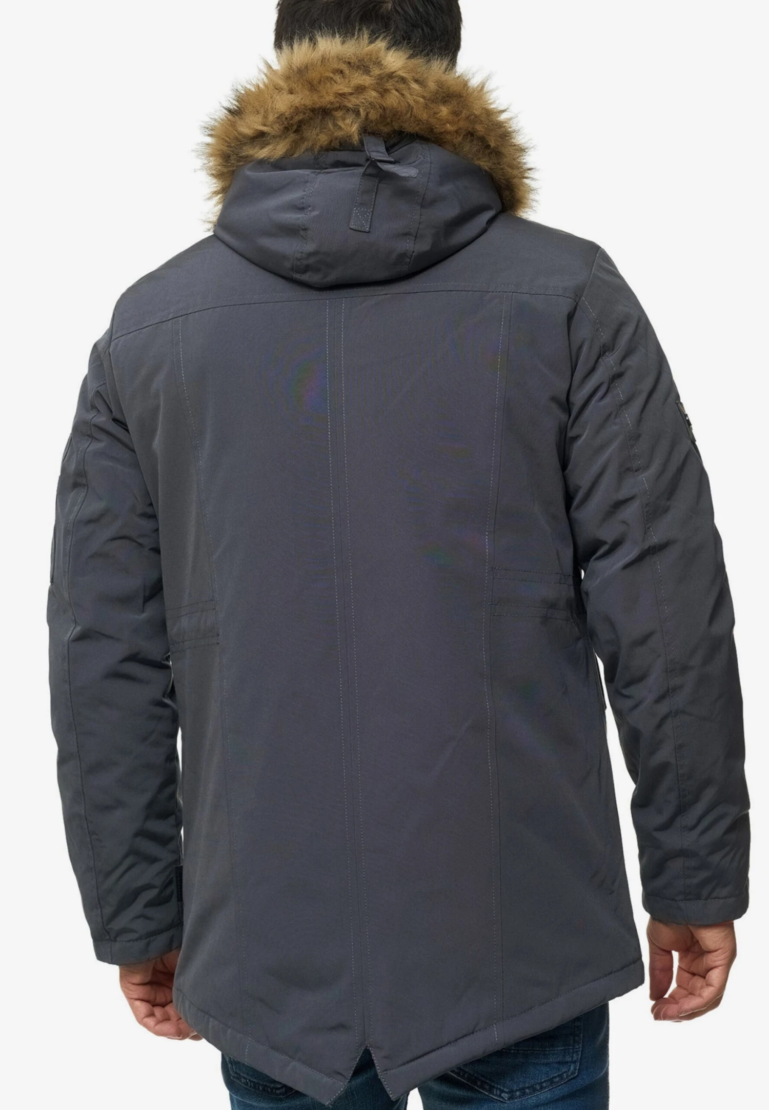 Indicode Jeans Parkas Winterparka Leicester Heren Basaltgrijs 7 Indicode Jeans Parkas Winterparka Leicester Heren Basaltgrijs - Afbeelding 7