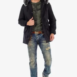 Cipo & Baxx Parkas Winterparka Army Heren Zwart -Jack & Jones Verkoop eb6fbc3864a35173264aa8107dcce1f5 scaled