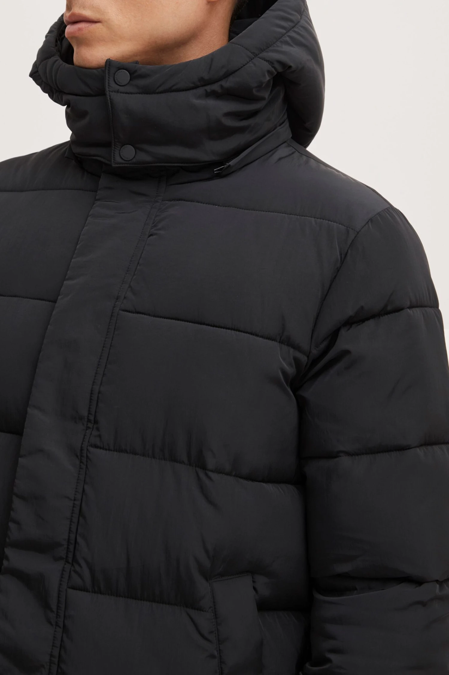 CASUAL FRIDAY Winterjassen Winterjas Ohlsen Heren Zwart 5 CASUAL FRIDAY Winterjassen Winterjas Ohlsen Heren Zwart - Afbeelding 5