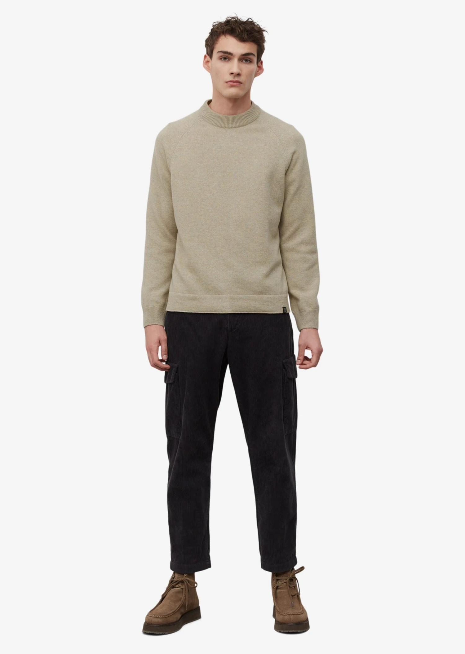 Marc O'Polo Coltruien Trui Heren Beige Gemêleerd 5 Marc O'Polo Coltruien Trui Heren Beige Gemêleerd - Afbeelding 5