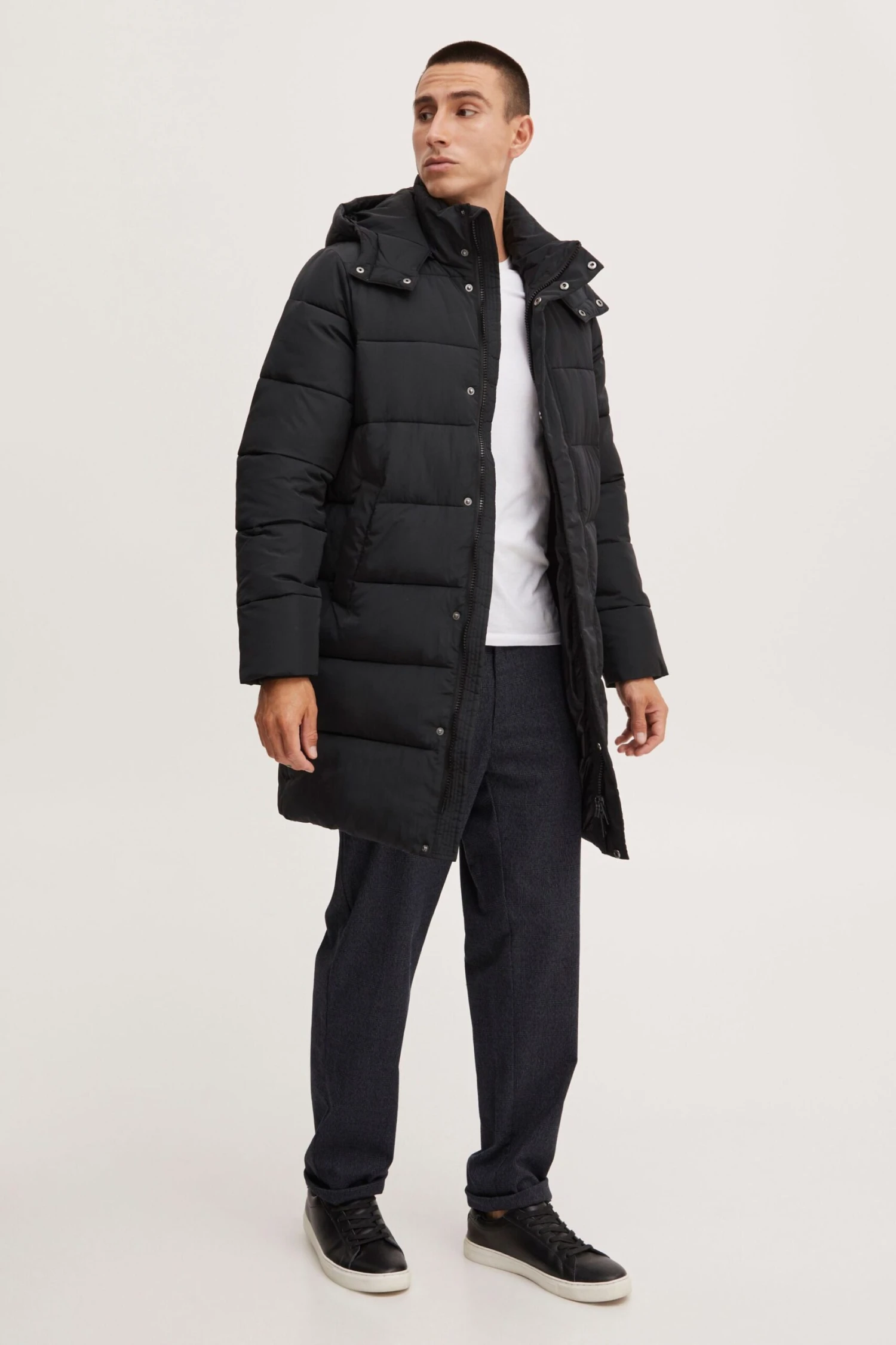 CASUAL FRIDAY Winterjassen Winterjas Ohlsen Heren Zwart 4 CASUAL FRIDAY Winterjassen Winterjas Ohlsen Heren Zwart - Afbeelding 4