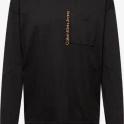 Calvin Klein Jeans Longsleeves Shirt Heren Zwart