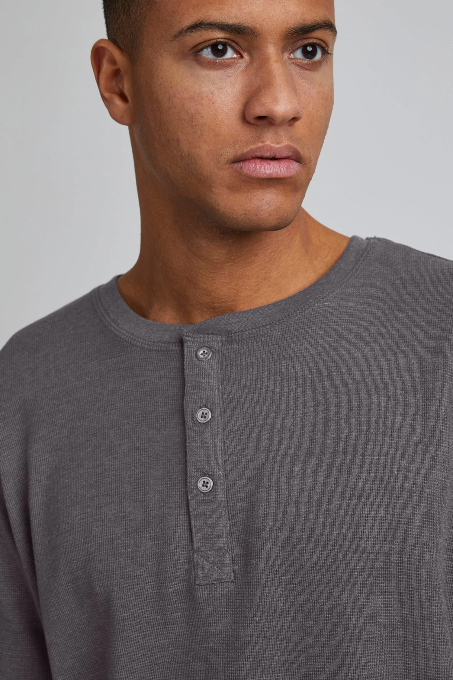 Blend Longsleeves Shirt Noble Heren Antraciet 5 Blend Longsleeves Shirt Noble Heren Antraciet - Afbeelding 5