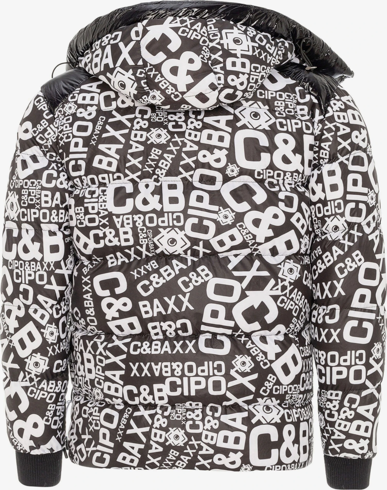 Cipo & Baxx Winterjassen Winterjas Heren Donkergrijs 2 Cipo & Baxx Winterjassen Winterjas Heren Donkergrijs - Afbeelding 2