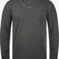 Solid Longsleeves Shirt Cornelio Heren Antraciet